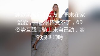 纯欲系极品小女友，周末在家爱爱，口活很棒受不了，69姿势互舔，骑上来自己动，爽的浪叫呻吟