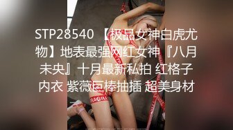 STP28540 【极品女神白虎尤物】地表最强网红女神『八月未央』十月最新私拍 红格子内衣 紫薇巨棒抽插 超美身材