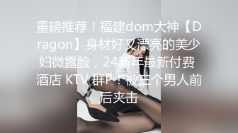 重磅推荐！福建dom大神【Dragon】身材好又漂亮的美少妇微露脸，24新年最新付费 酒店 KTV 群P！被三个男人前后夹击