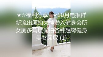 ★☆福利分享☆★10月电报群新流出厕拍大神潜入健身会所女厕多角度偷拍各种翘臀健身美女尿尿 (1)